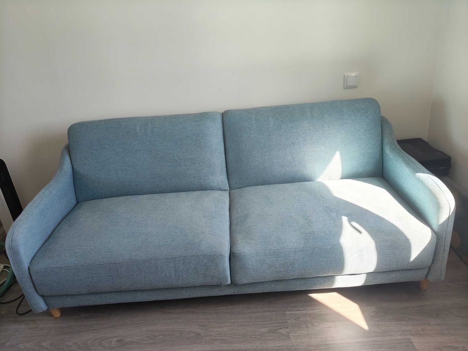 Sofá cama azul