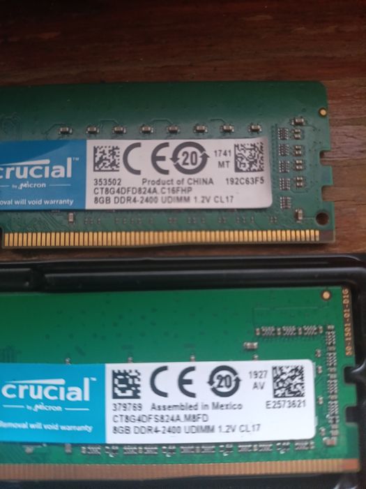 Оперативная память Crucial 16 GB (2x8)