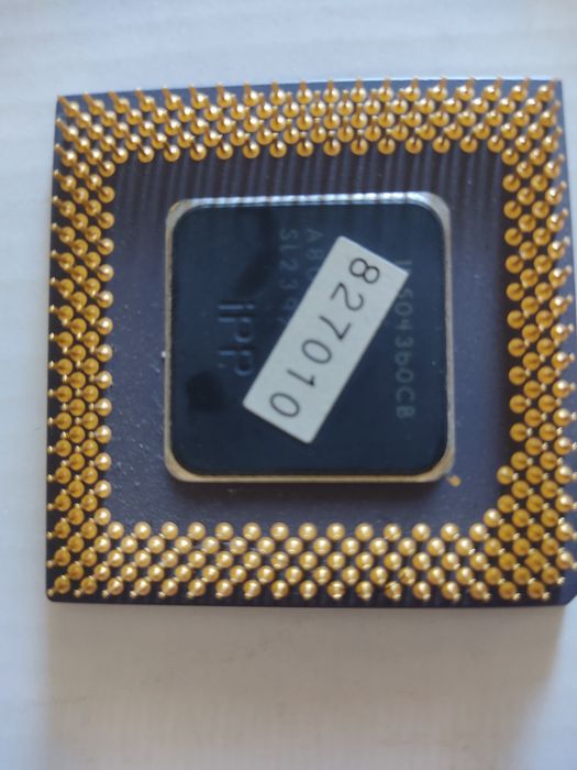 Винтажный процессор Intel Pentium 166 MMX для Retro-Gaming (SL239)