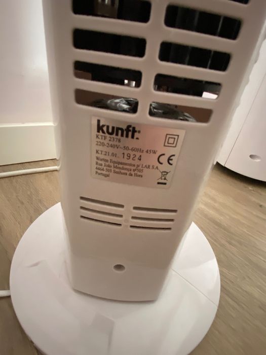 Coluna de ar KUNFT KTF 2378 (3 velocidades - 45 W), como novo