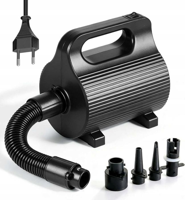 Przenośna Pompka Powietrza z 4 Dyszami,400 W-600 W, Ultraszybkie Pompowanie