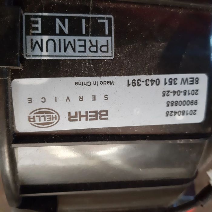 dmuchawa wentylator nawiewu opel astra h