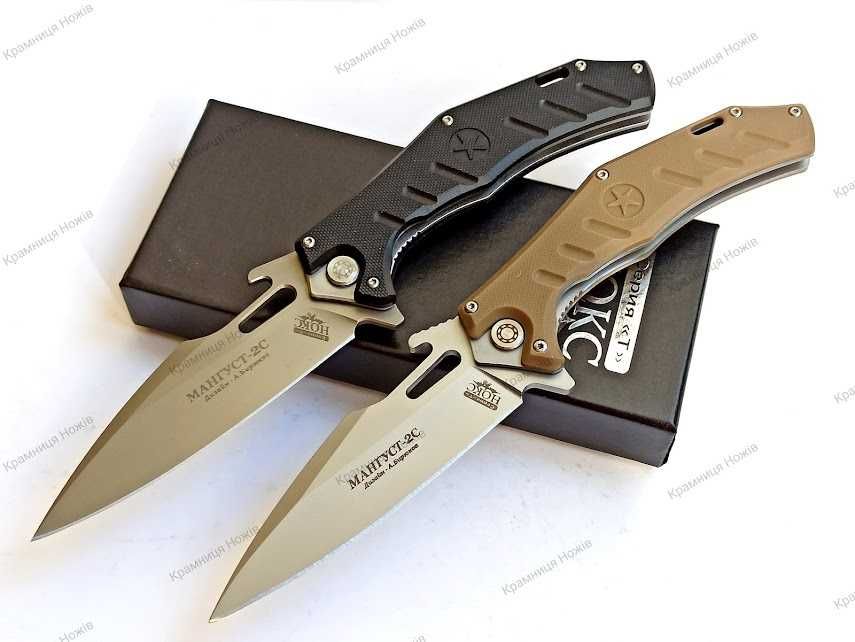 Ніж складний Нокс Мангуст-2С Нож складной Мангуст-2С Нокс сталь D2