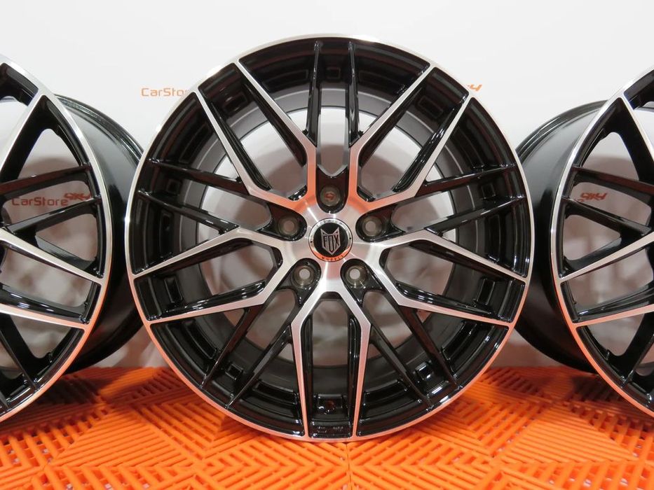 Jantes Fox BMA 19 x 8.5 et 45 5x112 Preto e Maquinado