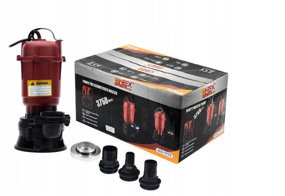 Pompa ONEX do brudnej i czystej wody 3750 W + gwarancja FV