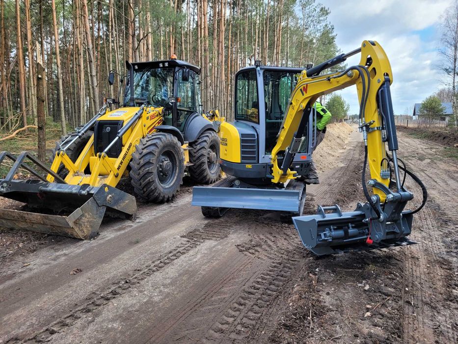 Usługi hydrauliczne.Przeciski kretem.Przyłącza wod-kan.Minikoparka