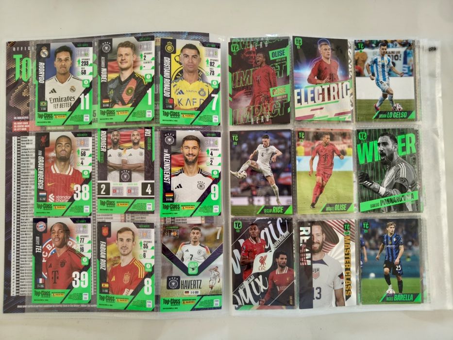 Karty Top Claas 2025 - zestaw 72  kart