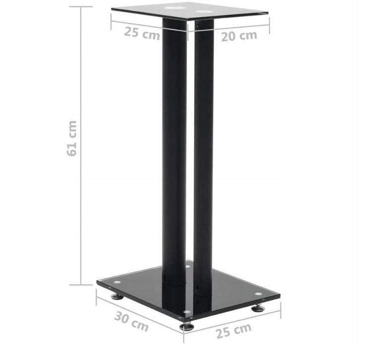 2szt Stojak pod głośnik kolumny, statyw podstawa, podstawka głośnikowa