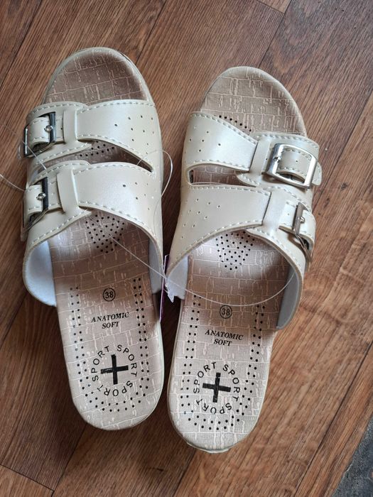 Klapki Damskie Roz 38