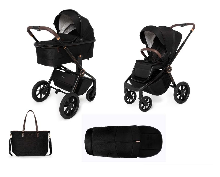 Muuvo Quick SE2 4w1 gondola+spacerówka+fotelik+baza obrotowa, 5 akc