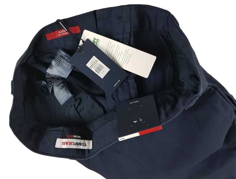 Męskie spodnie Tommy Jeans Austin Chino Slim Tapered nowe oryg.W31/L32