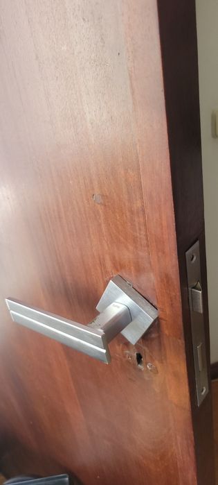 Puxadores de porta TUPAI – espelho quadrado (3 conjuntos)