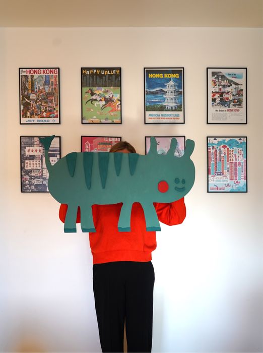 Dekoracja pokoju dziecięcego zwierz 3D relief stworek