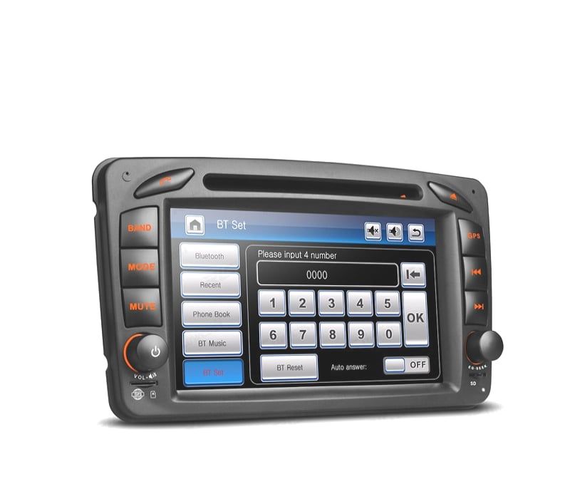 AUTO RADIO GPS PARA MERCEDES CLASSE A C CLK USB GPS TACTIL HD 7"