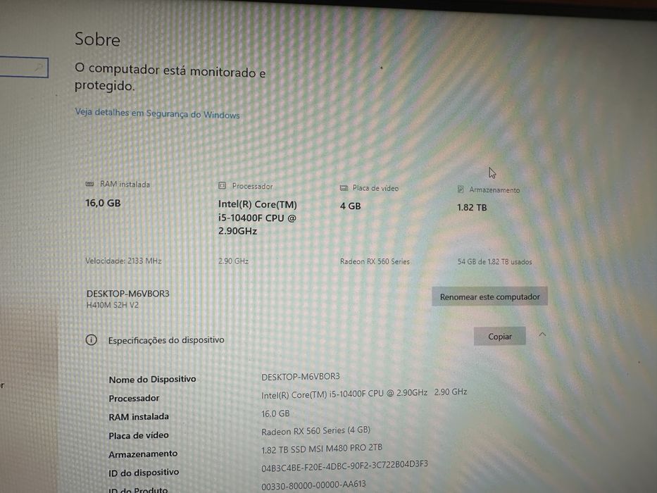 pc gaming com ecra