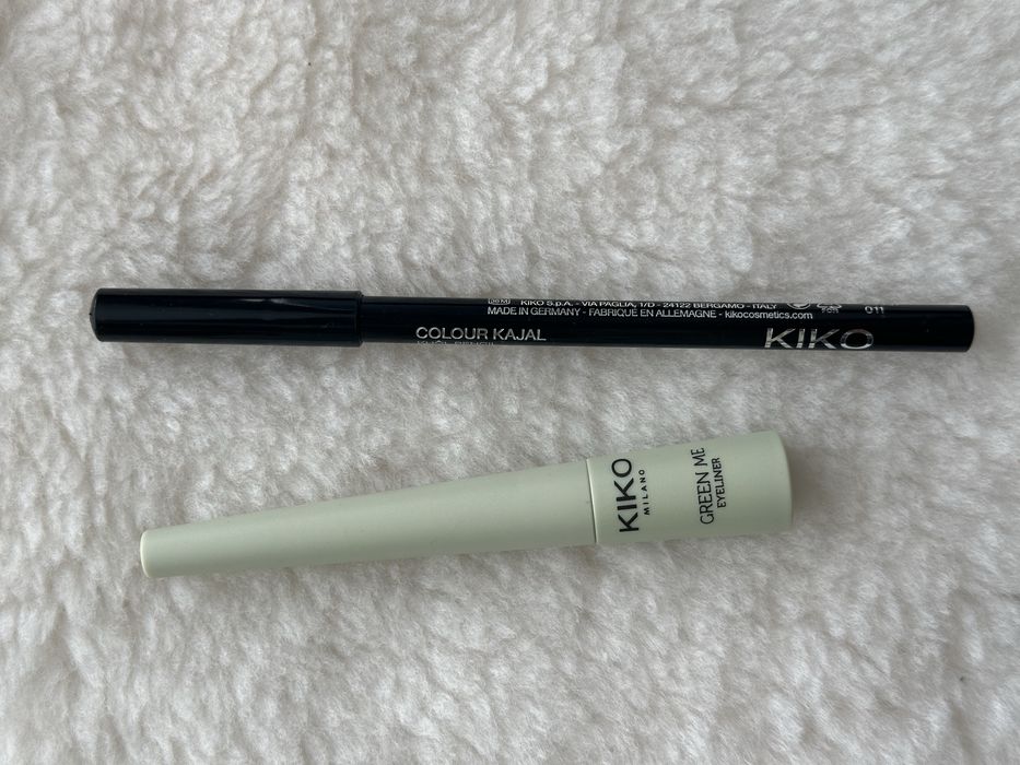 Рідка підводка для очей Kiko Milano Green Me та олівець для очей