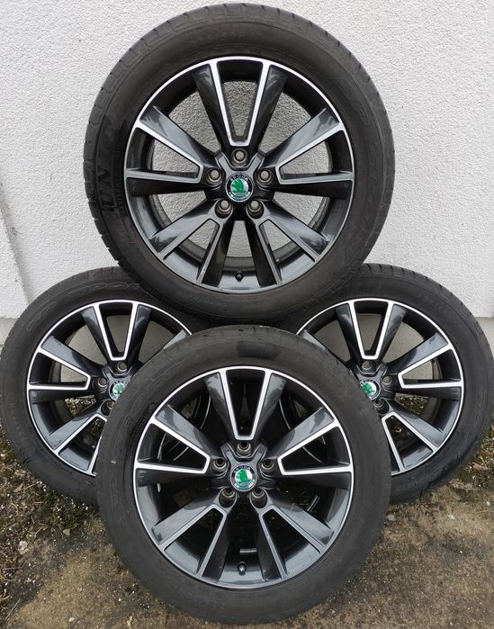 Felgi z oponami Skoda SuperB Octavia Yeti 7,5x18 ET48 5x112