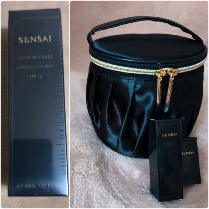 Нова основа під макіяж набір Sensai Glowing Base. Оригінал