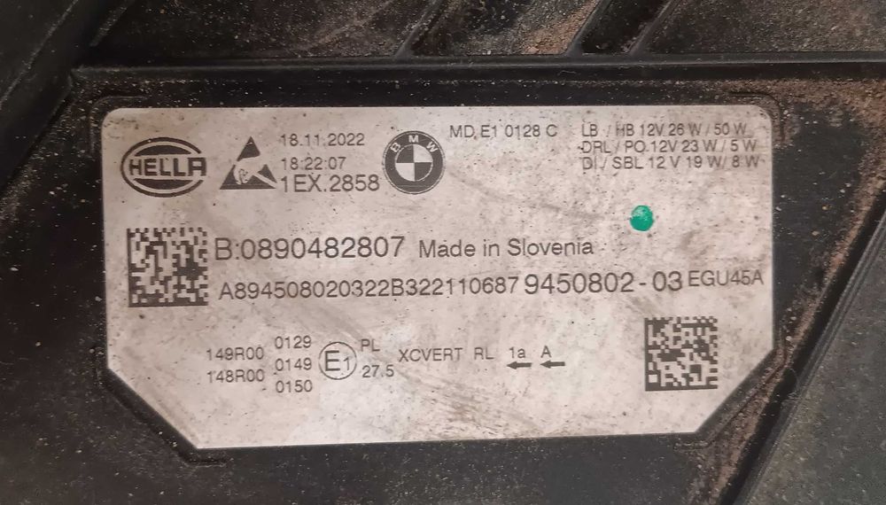 Farol BMW 3 LED Adaptativo Matrix Original esquerdo/direito