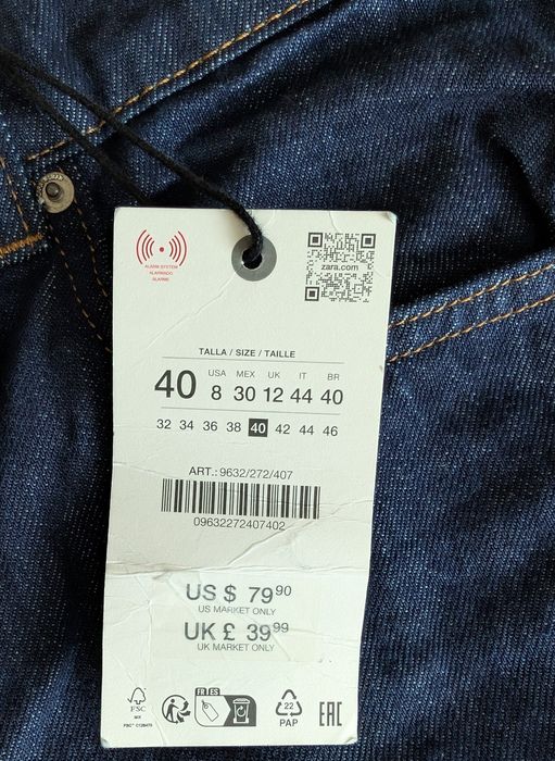 Джинси Zara з преміум лінійки
