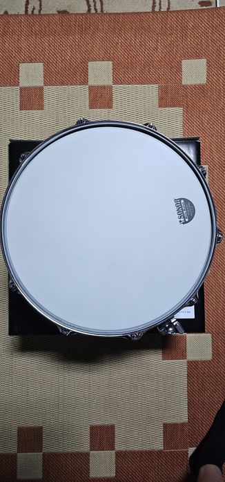 Tarola SONOR Kompressor 14x5.75" Black Nickel Brass (Latão) Nova