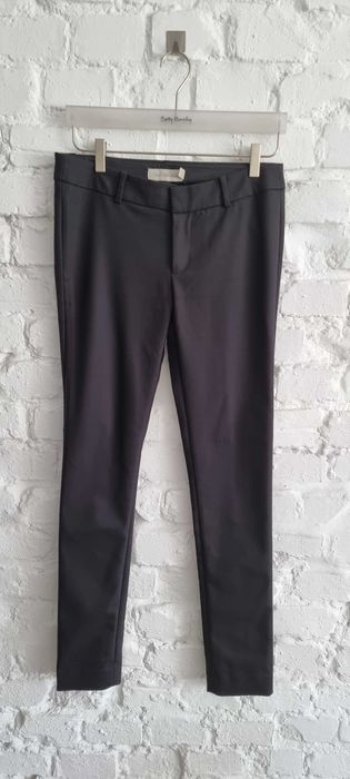 Spodnie rurki czarne Calvin Klein XS 34 W26 L30 dopasowane biodrówki