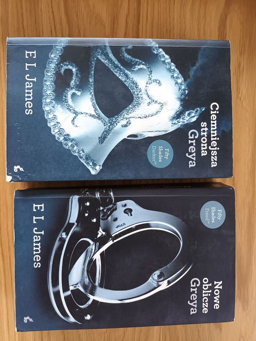 Ciemniejsza strona Greya I nowe oblicze Greya. Ksiazki