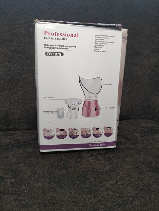 Парова сауна для обличчя, інгалятор 2 в 1 Professional Facial Steamer