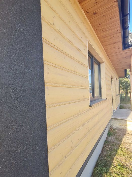 DESKA elewacyjna PÓŁBAL Z WARKOCZEM 220X28 mszenie góralskie PRODUCENT