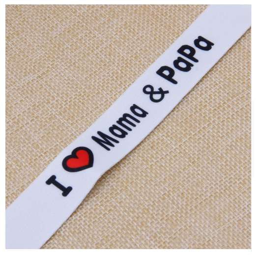 Fita/Pregadeira Bebé/Corrente/Prendedor chupeta /I Love Mama&Papa