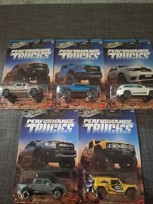 Hot Wheels Performance Trucks Silver Series