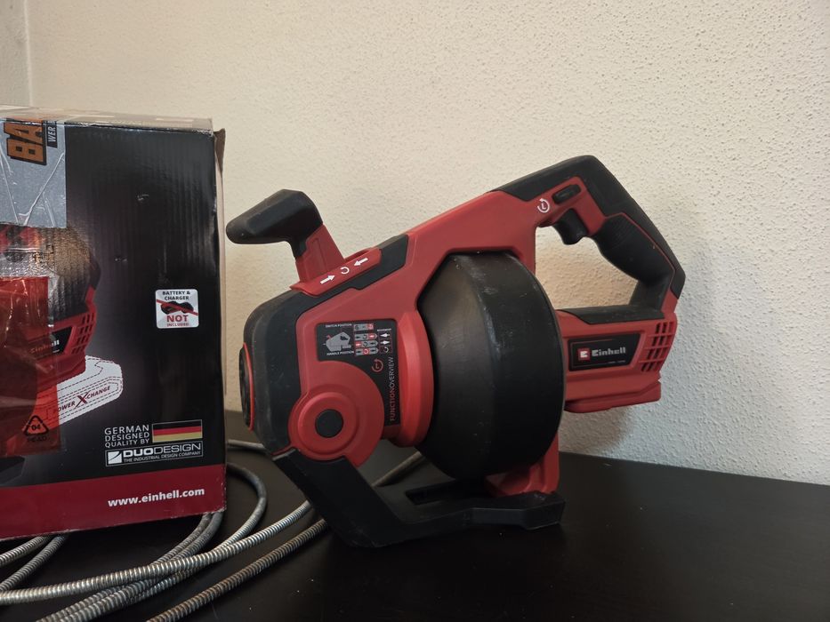 Uszkodzony przepychacz do rur Einhell TE-DA