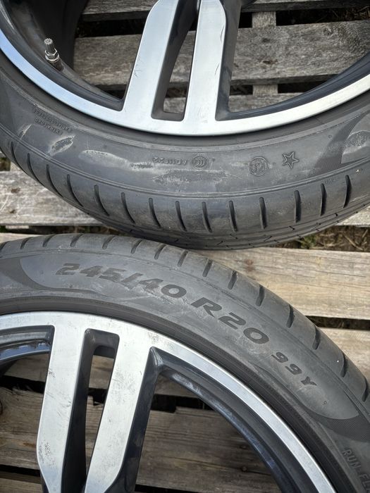 Oryginalne koła 20 cali BMW Seria 7 G11 G12 5x112 Prawie Nowe opony!!