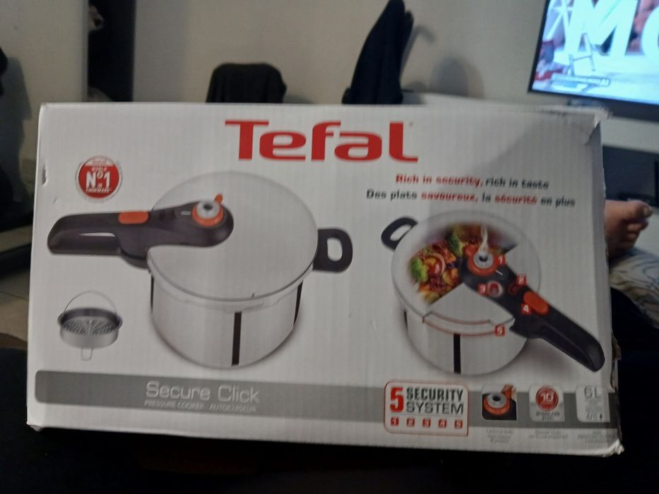 Szybkowar tefal secure click 6 L