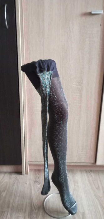 Rajstopy dziewczęce nr 4 brokat.