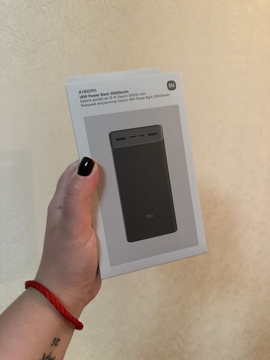 Xiaomi Power Bank 30000 mAh (18W) • новий, запечатаний • оригінал