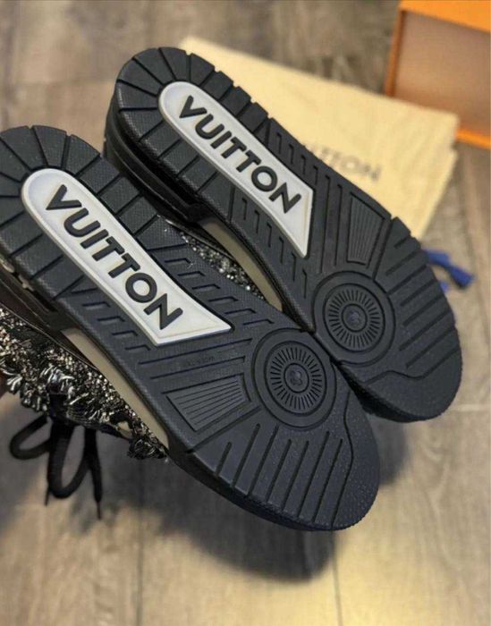 Louis Vuitton Skate Trainer Black Swarovski Monogram