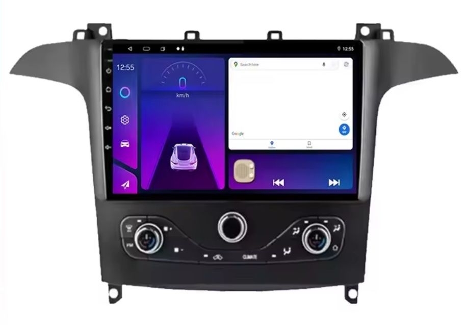 Radio nawigacja Ford S-Max Galaxy 2006=2013 ANDROID z panelem klimy