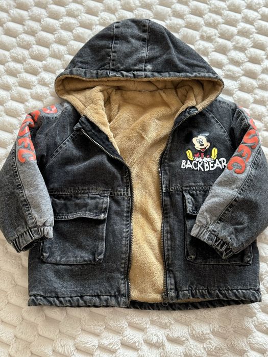 Утепленная джинсовая куртка