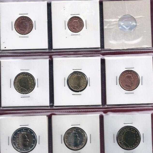 COLEÇÃO DE EUROS  DO LUXEMBURGO 2002