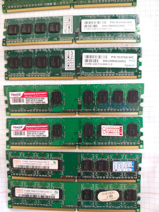 Оперативна память Ddr2 512мб