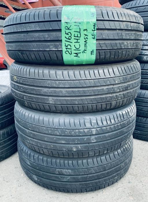 215 65 17 michelin primasy лето 4 штуки протектор 80/70%