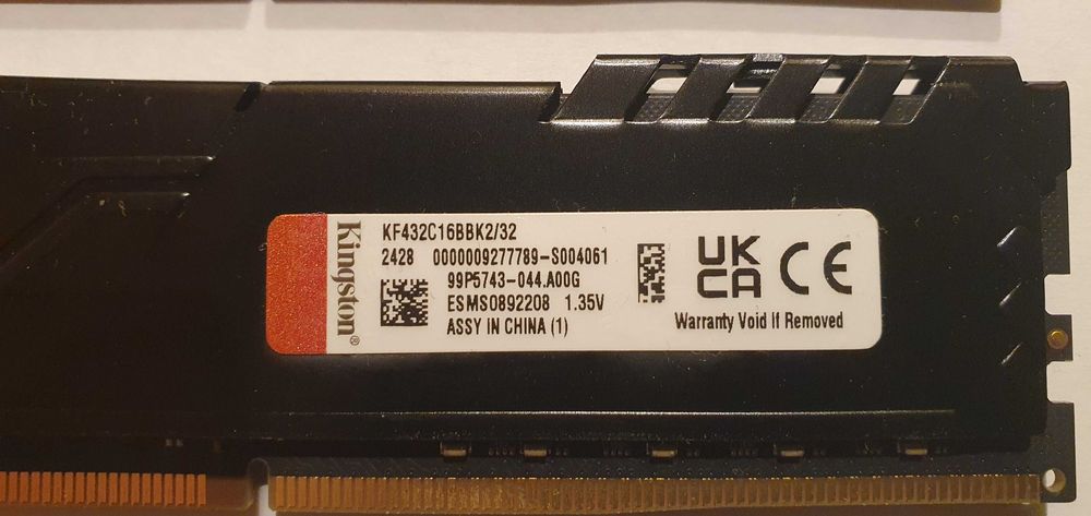 Pamięć RAM DDR4 32GB 3200MT/s CL16 Kingston FURY Beast Black XMP