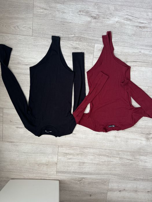 Боді Zara  бордове та чорне