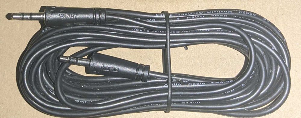 Kabel przewod Hama jack to jack 3,5mm stereo 3m audio aux