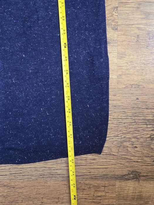Granatowa sukienka sweter, Etam, S, srebrna nitka