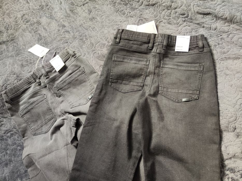 Zestaw spodni jeansy Name IT XxS 158 damskie czarne proste regular