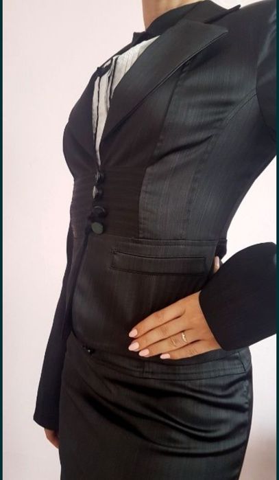 Marynarka + spódnica - garsonka rozm xs