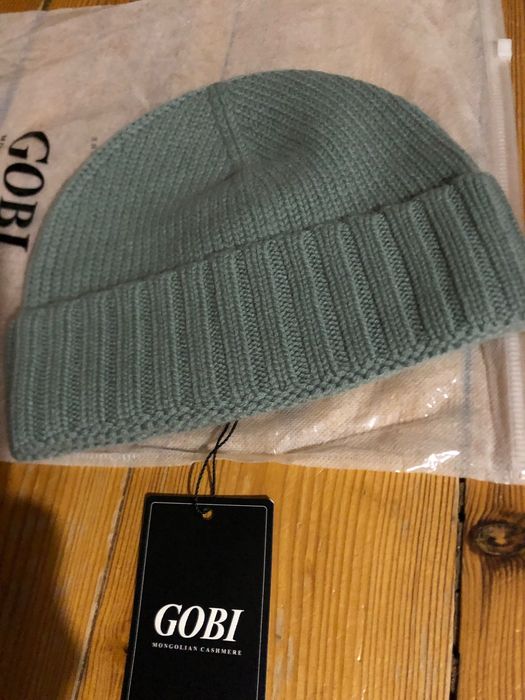 Czapka Gobi Cashmere Mongolia 100% Organic Cashmere
