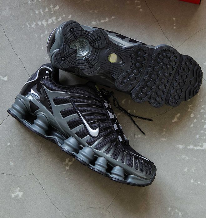 !SALE! Nike Shox TL Black/Grey 36 37 38 39 40 41 42 43 44 45 46 шокс